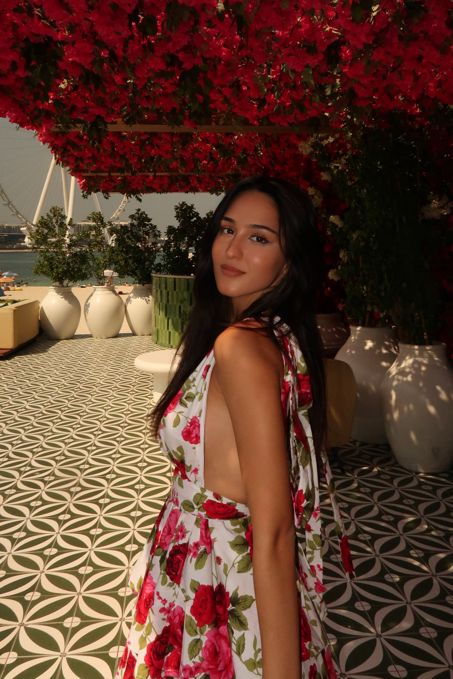 ELIA Dress in ROSE Print