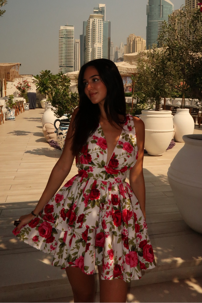 ELIA Dress in ROSE Print