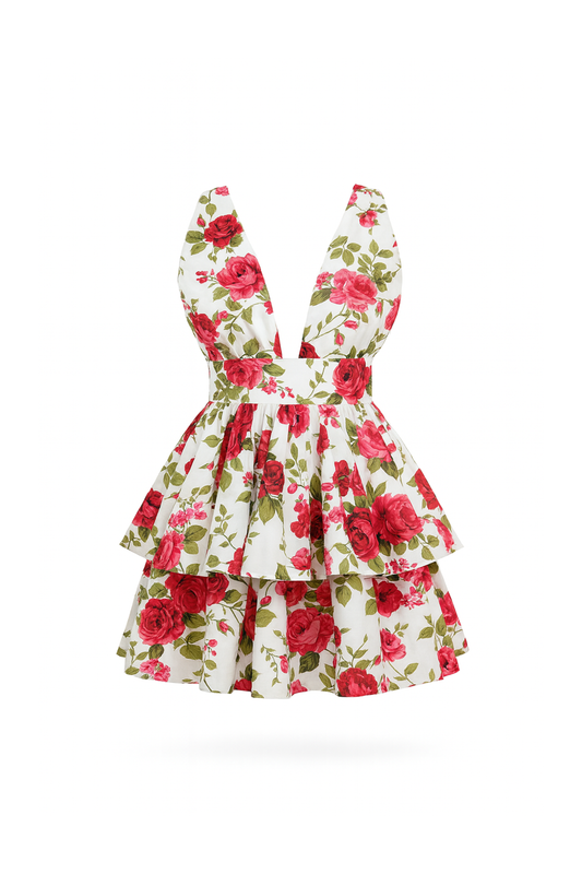 ELIA Dress in ROSE Print